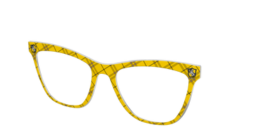 The Hufflepuff™ Plaid - Angle Top Thumbnail - Pair Eyewear