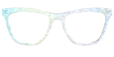 The Iridescent Pearl Marble Crystal - Front Top Thumbnail - Pair Eyewear