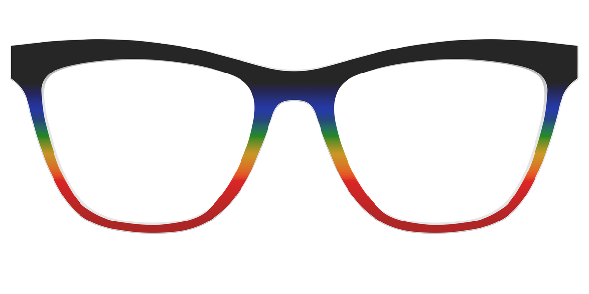 The Love Wins Gradient - Front Top Image - Pair Eyewear