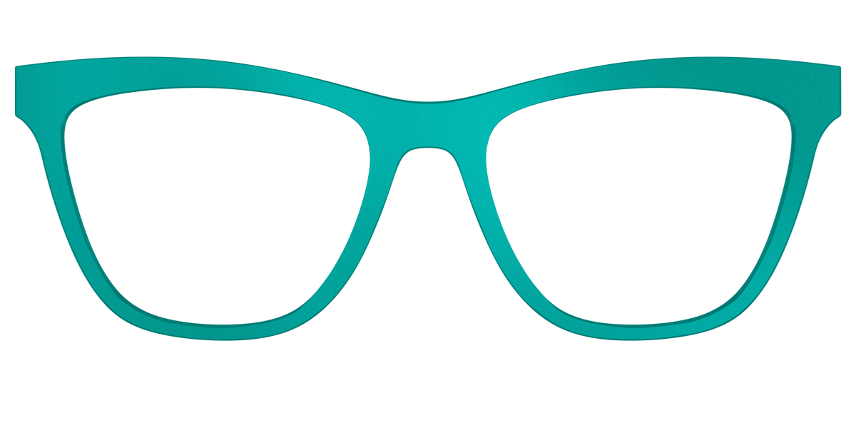 The Matte Jade - Front Top Image - Pair Eyewear