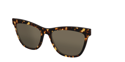 The Non-Polarized Tortoise Sun Top - Angle Top Thumbnail - Pair Eyewear
