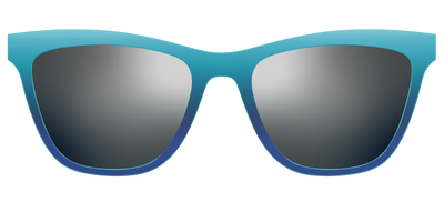 The Polarized Ocean Blue Sun Top - Front Top Thumbnail - Pair Eyewear