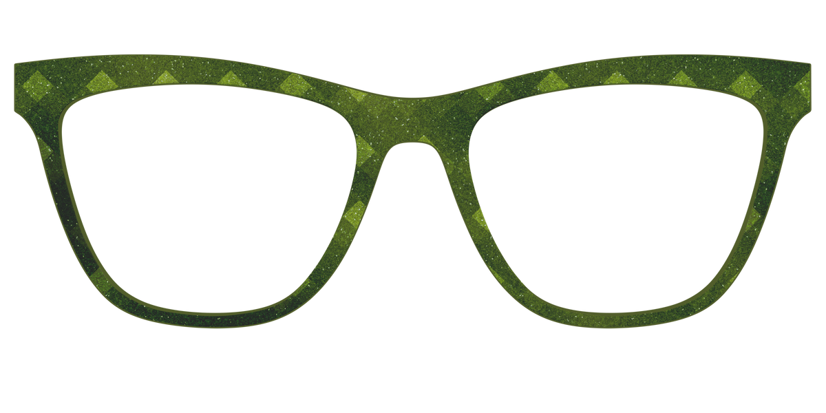 The Olive Geo - Front Top Image - Pair Eyewear