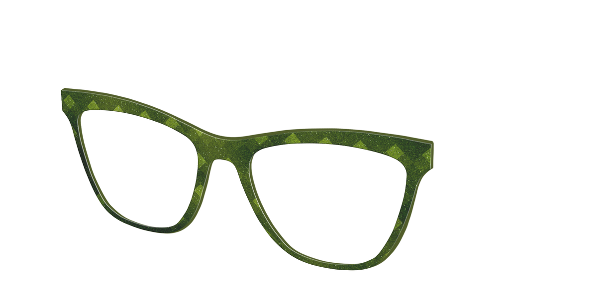 The Olive Geo - Angle Top Image - Pair Eyewear