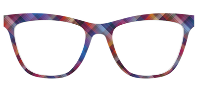 The Ombre Plaid - Front Top Thumbnail - Pair Eyewear