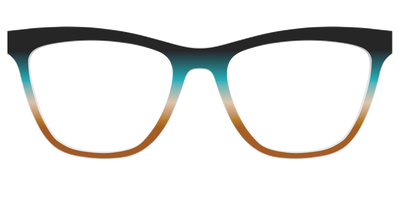 The Onyx to Rust Gradient - Front Top Thumbnail - Pair Eyewear