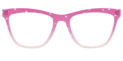 The Pink Butterfly Sparkle Crystal - Front Top Thumbnail - Pair Eyewear