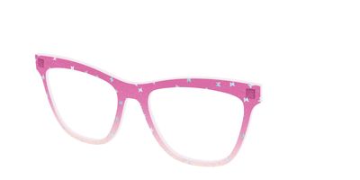 The Pink Butterfly Sparkle Crystal - Angle Top Thumbnail - Pair Eyewear