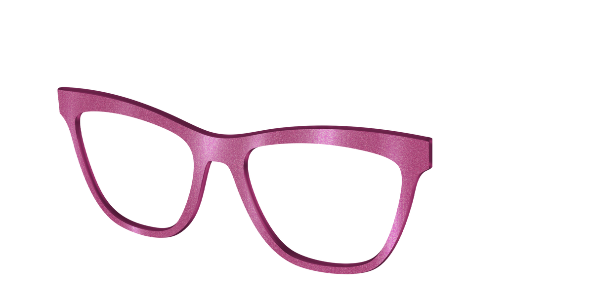 The Pink Shimmer - Angle Top Image - Pair Eyewear