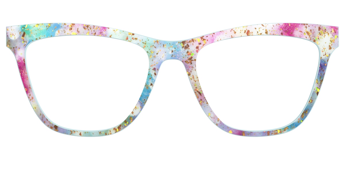 The Pixie Bokeh with Gold Flakes - Front Top Image - Pair Eyewear