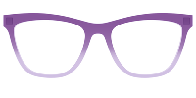 The Plum to Lilac Gradient Crystal - Front Top Thumbnail - Pair Eyewear
