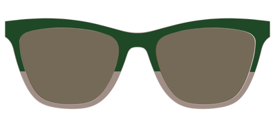The Polarized Cedar & Sap Crystal Split Sun Top - Front Top Thumbnail - Pair Eyewear