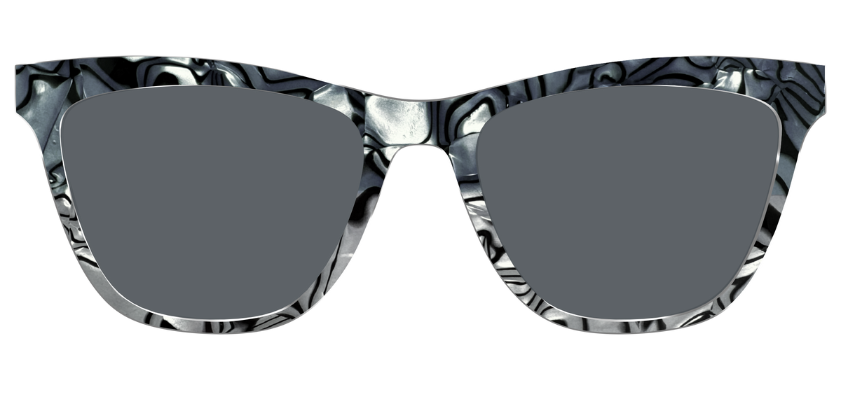 The Polarized Zebra Pearl Split Sun Top - Front Top Image - Pair Eyewear