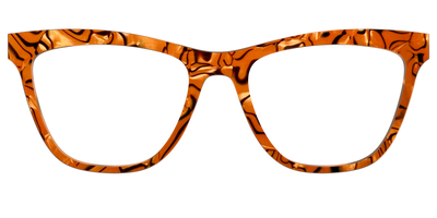 The Pumpkin Pearl Swirl - Front Top Thumbnail - Pair Eyewear