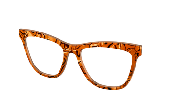 The Pumpkin Pearl Swirl - Angle Top Thumbnail - Pair Eyewear