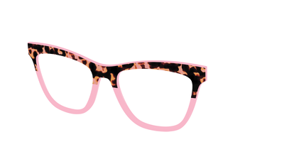 The Punch Tortoise Crystal Split - Angle Top Thumbnail - Pair Eyewear
