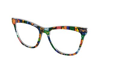 The Quidditch Patchwork - Angle Top Thumbnail - Pair Eyewear
