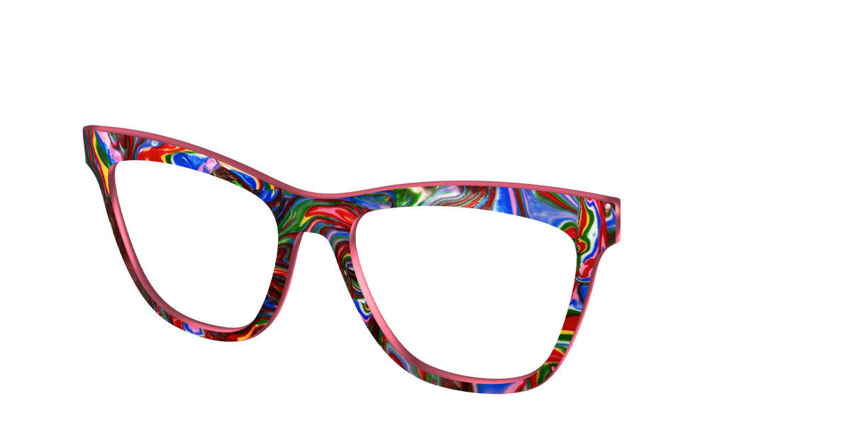 The Radiant Pearl Marble - Angle Top Image - Pair Eyewear