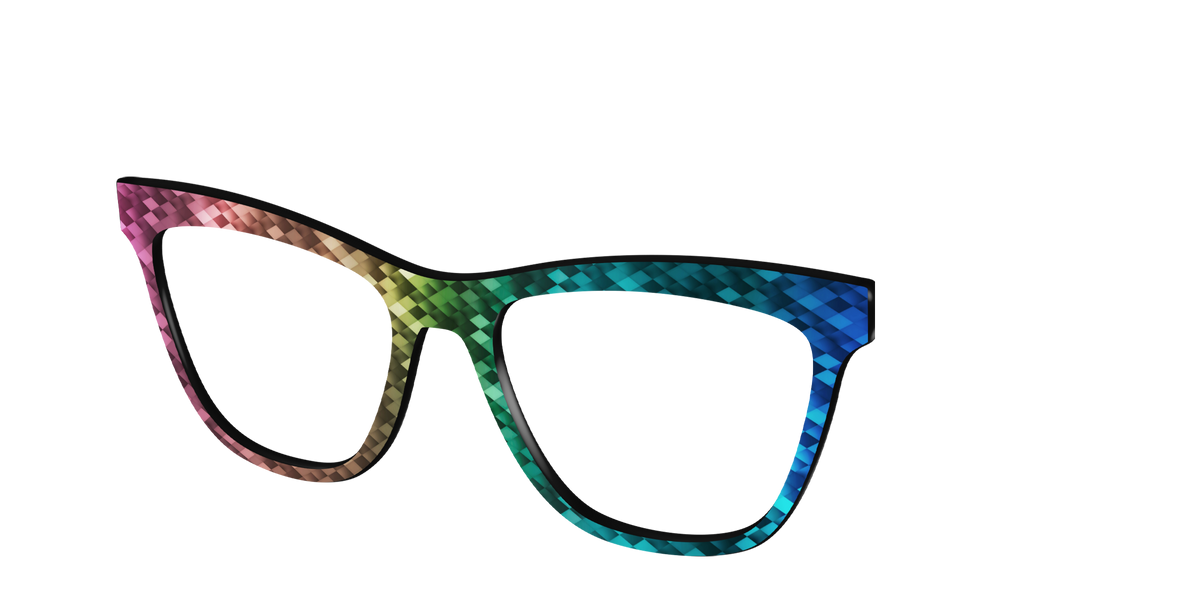The Rainbow Prism - Angle Top Image - Pair Eyewear