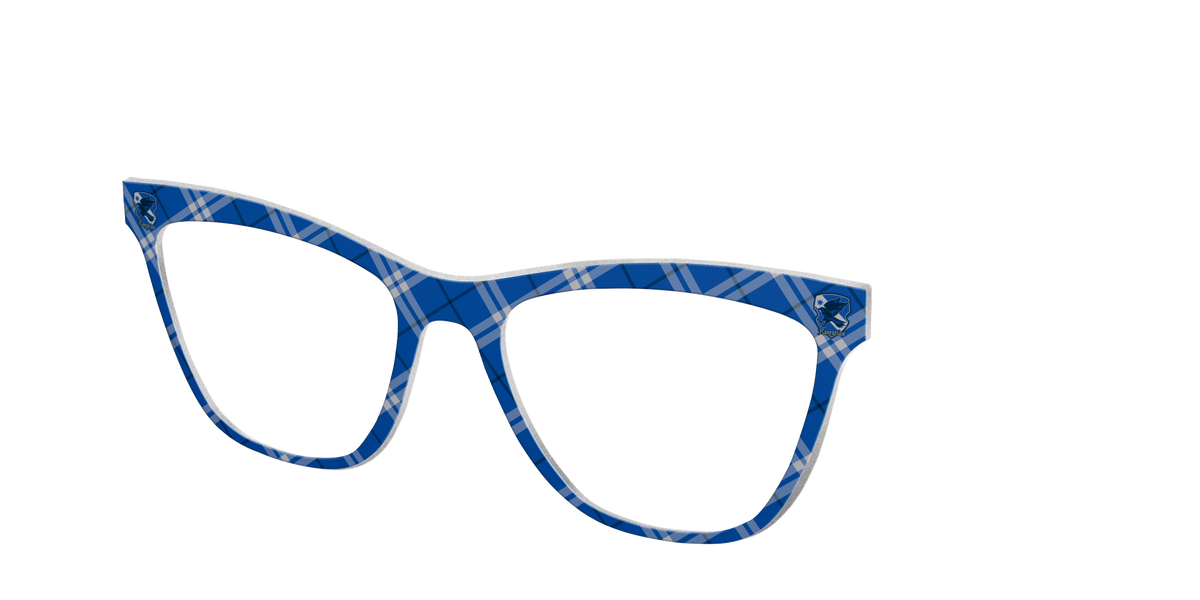The Ravenclaw™ Plaid - Angle Top Image - Pair Eyewear