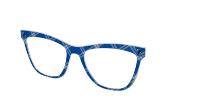 The Ravenclaw™ Plaid - Angle Top Thumbnail - Pair Eyewear