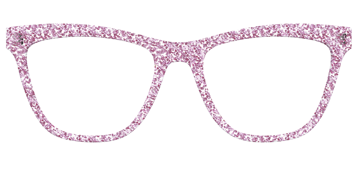 The Rose Gold Sparkle - Front Top Image - Pair Eyewear