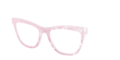 The Rose Quartz Pearl Marble - Angle Top Thumbnail - Pair Eyewear