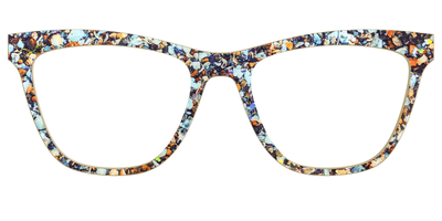 The Seashell Tortoise with Holographic Glitter - Front Top Thumbnail - Pair Eyewear