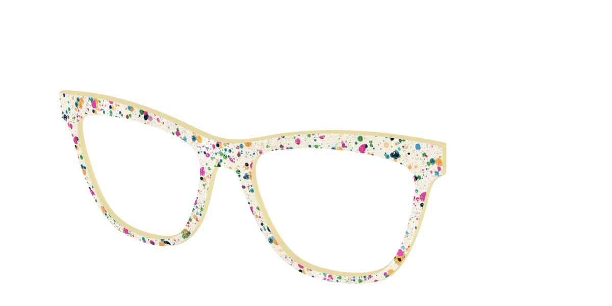 The Shimmer Speckled Egg - Angle Top Image - Pair Eyewear