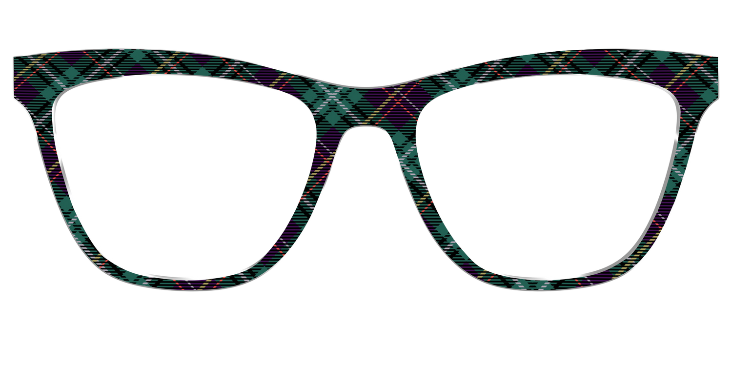 The Tall Tales Tartan - Front Top Image - Pair Eyewear