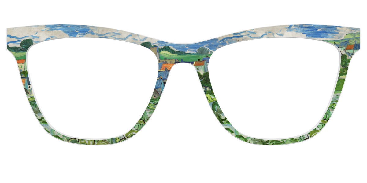 The View of Auvers-Sur-Oise - Front Top Image - Pair Eyewear