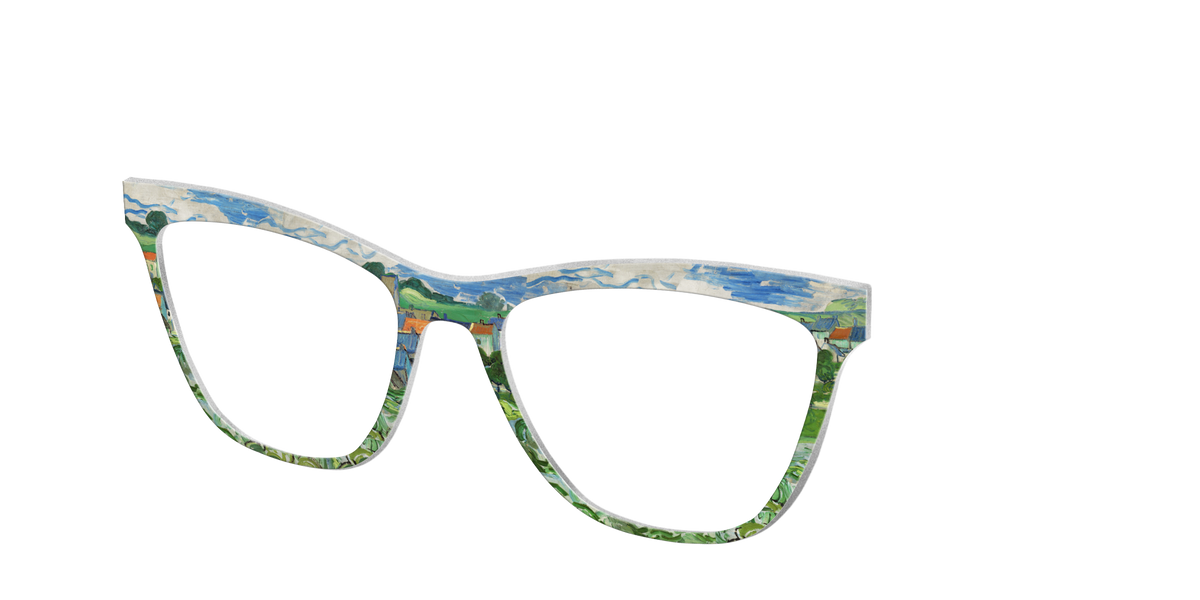 The View of Auvers-Sur-Oise - Angle Top Image - Pair Eyewear