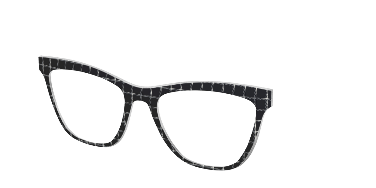 The Windowpane Plaid - Angle Top Image - Pair Eyewear