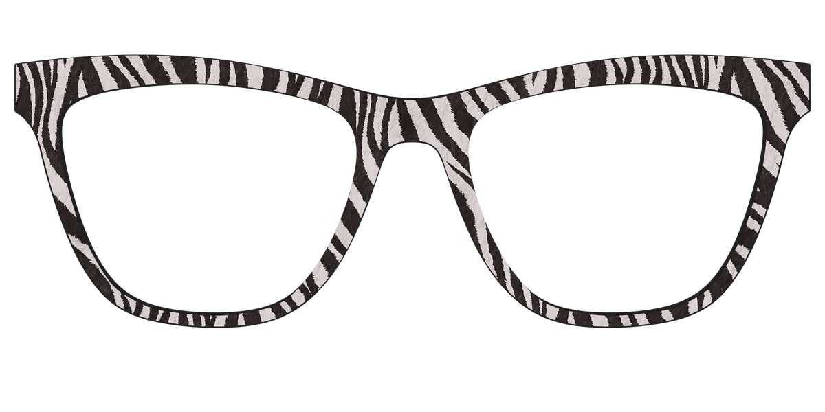 The Zebra Stripes - Front Top Image - Pair Eyewear