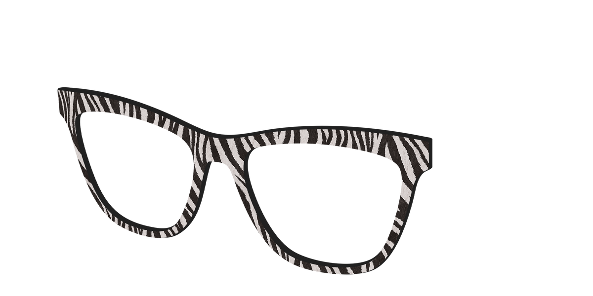The Zebra Stripes - Angle Top Image - Pair Eyewear
