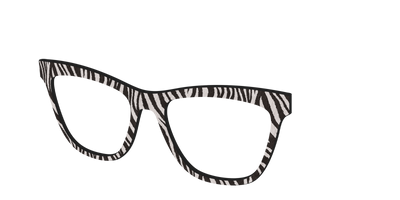 The Zebra Stripes - Angle Top Thumbnail - Pair Eyewear