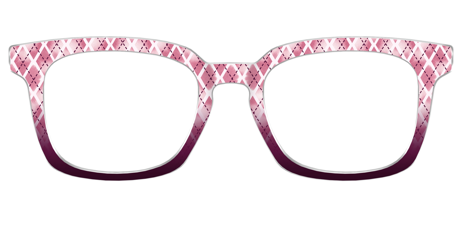 The Artful Argyle - Front Top Image - Pair Eyewear