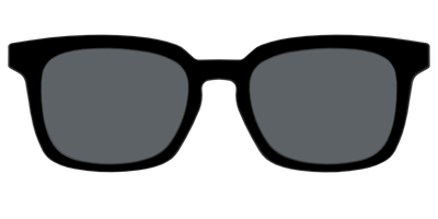 The Non-Polarized Black Sun Top - Front Top Thumbnail - Pair Eyewear