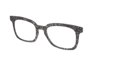The Black Sparkle - Angle Top Thumbnail - Pair Eyewear