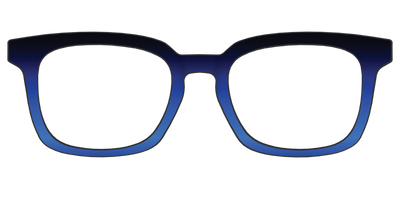 The Black to Blueberry Gradient - Front Top Thumbnail - Pair Eyewear