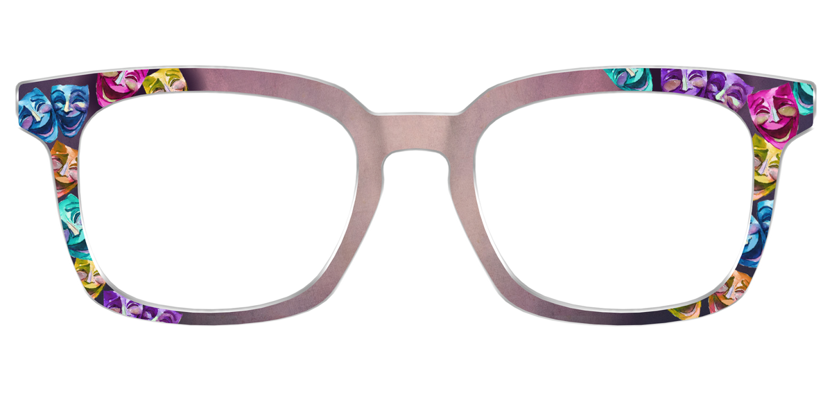 The Comedy Masks - Front Top Image - Pair Eyewear