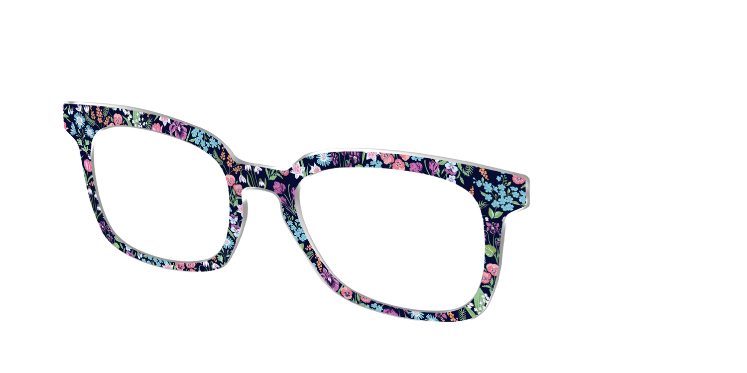 The Demure Blossoms - Angle Top Image - Pair Eyewear