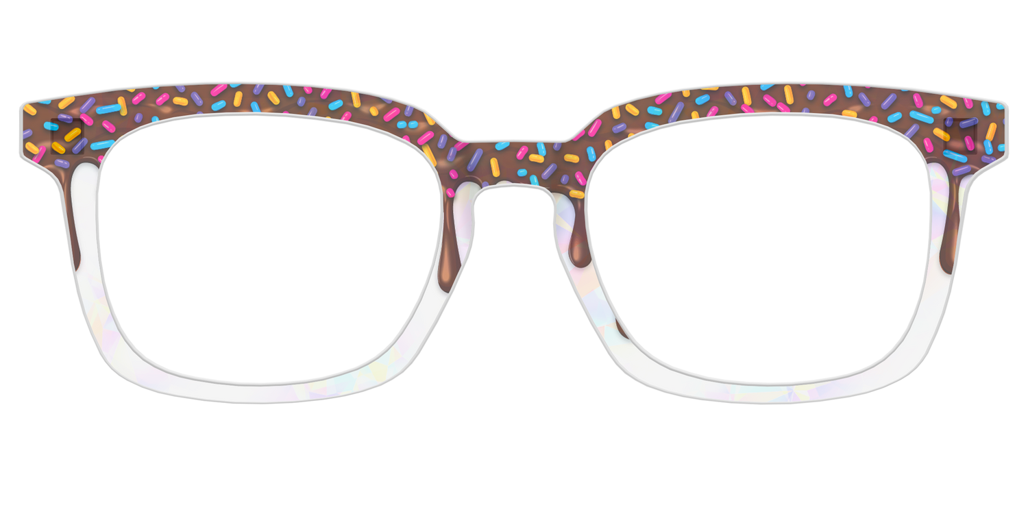The Holographic Milkshake - Front Top Image - Pair Eyewear