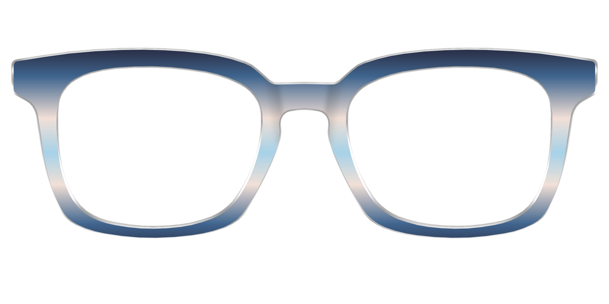 The Hydrangea Haze Gradient - Front Top Image - Pair Eyewear