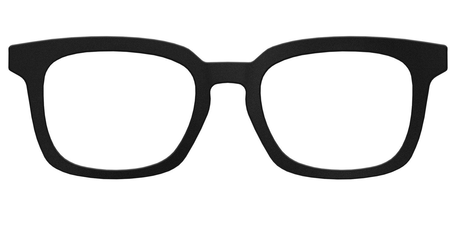 The Matte Black - Front Top Image - Pair Eyewear