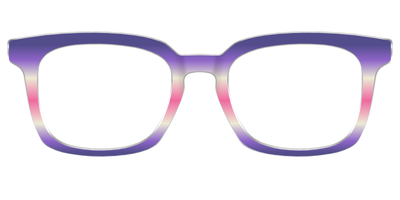 The Petunia Haze Gradient - Front Top Thumbnail - Pair Eyewear
