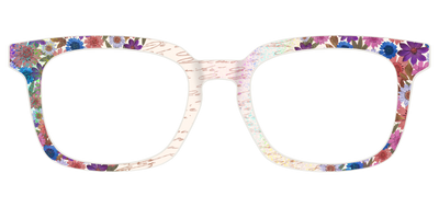 The Pressed Flowers with Foil Crystal - Front Top Thumbnail - Pair Eyewear