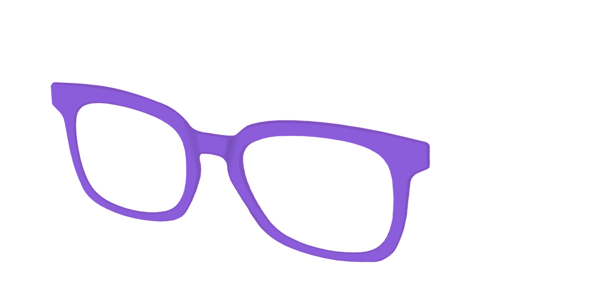 The Purple - Angle Top Image - Pair Eyewear