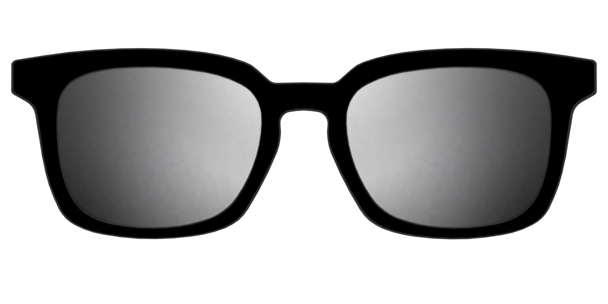 The Polarized Silver Reflective Sun Top - Front Top Image - Pair Eyewear