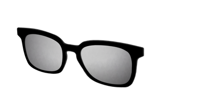 The Polarized Silver Reflective Sun Top - Angle Top Thumbnail - Pair Eyewear